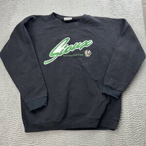 North Dakota Fighting Sioux Pullover Sweatshirt Size Large UND Hockey